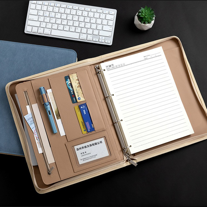 Folder Portofolio Bisnis Kulit - Binder A4 Lever ulasan dan harga