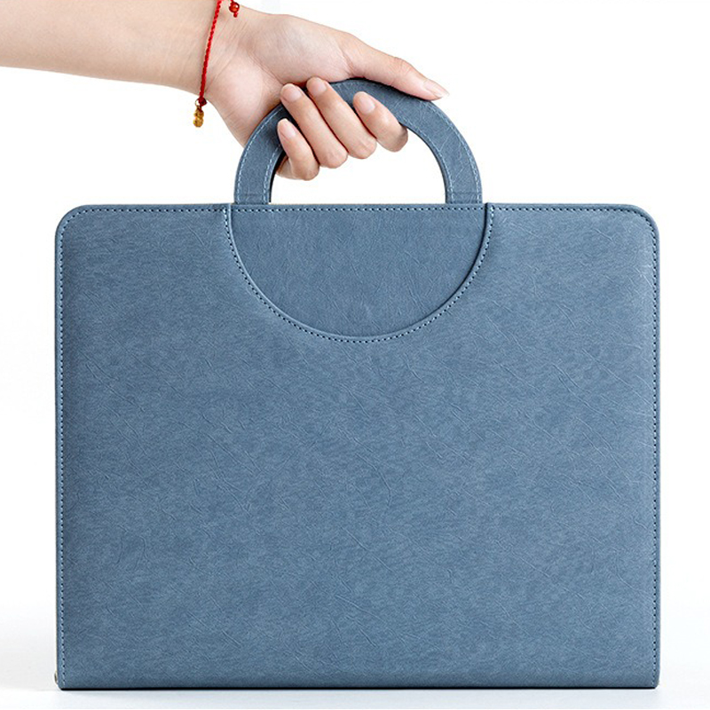 Folder Portofolio Bisnis Kulit - Binder A4 Lever ulasan dan harga