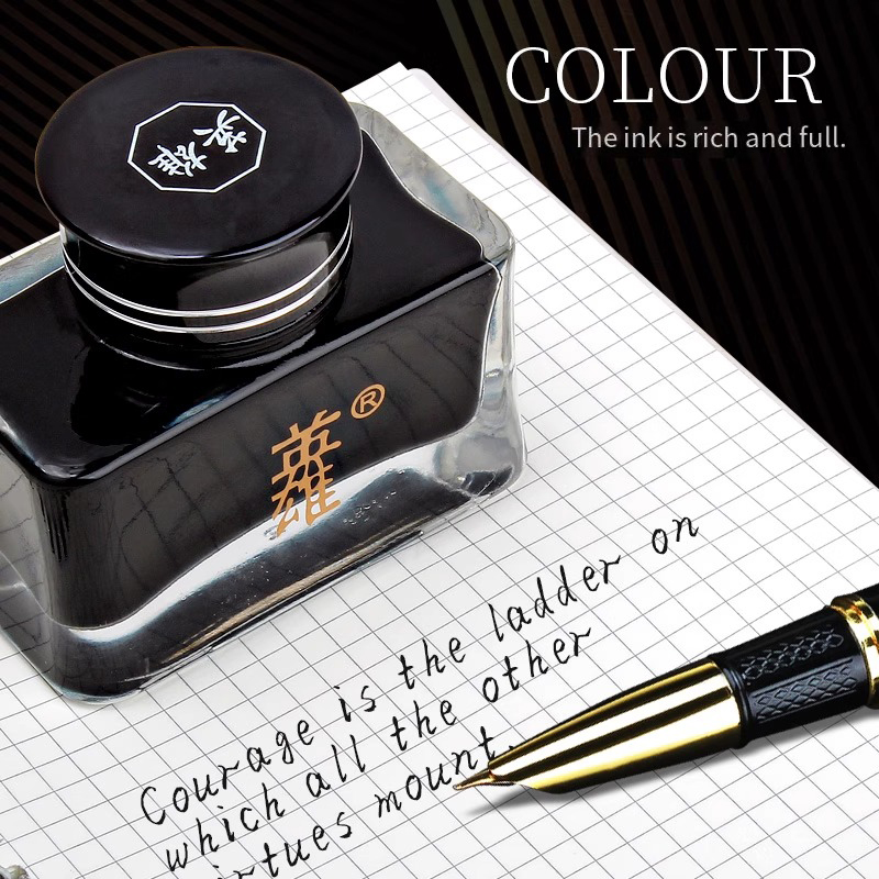 Tinta Pena Hero 8806 Black: Ti - Fountain Pen Bottled Ink ulasan dan harga
