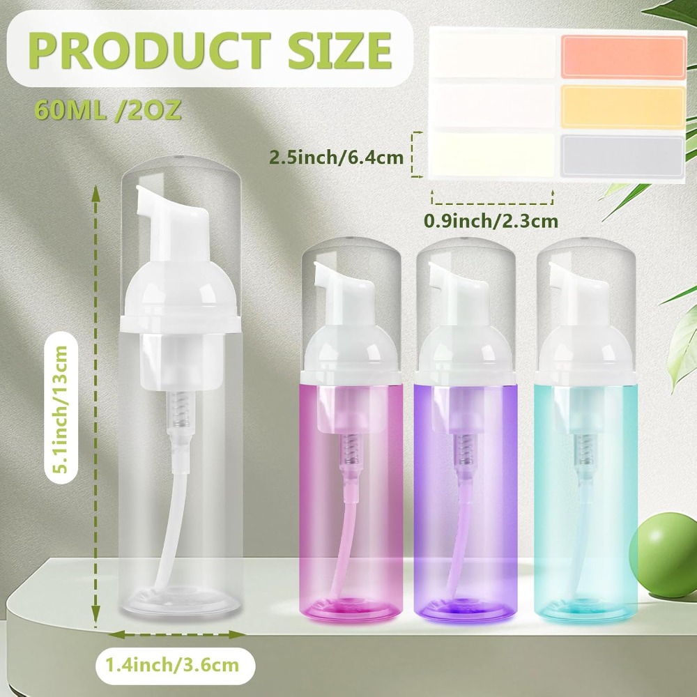 4 Paket Botol Pompa Busa 60ml  - Gel Refill Pack ulasan dan harga
