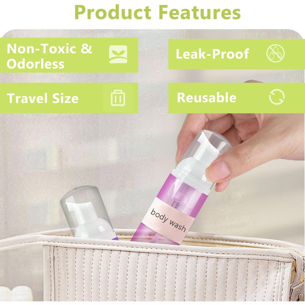 4 Paket Botol Pompa Busa 60ml  - Gel Refill Pack ulasan dan harga