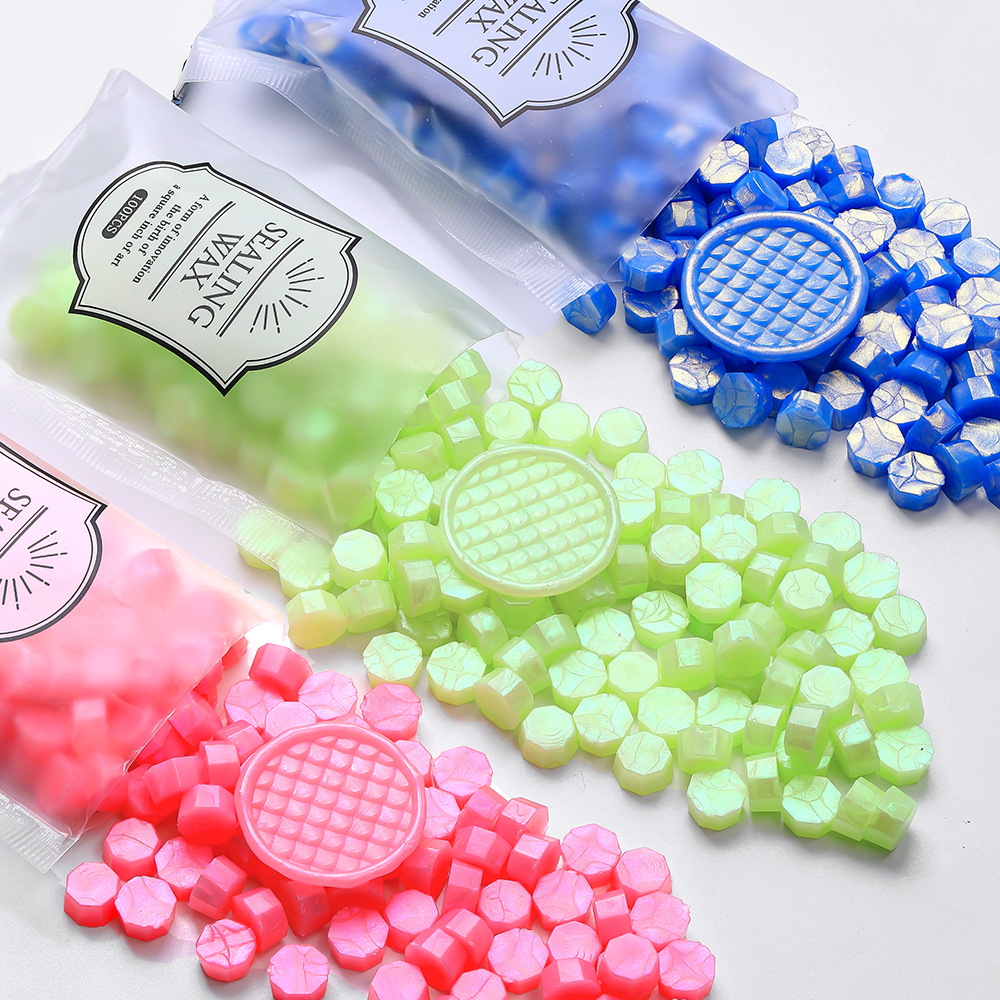 100 buah manik-manik segel lil - Wax Seal Stamp Set ulasan dan harga