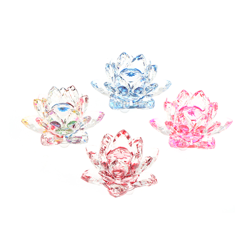60Mm Quartz Kristal Lotus Bung - Paper Weight Crystal ulasan dan harga