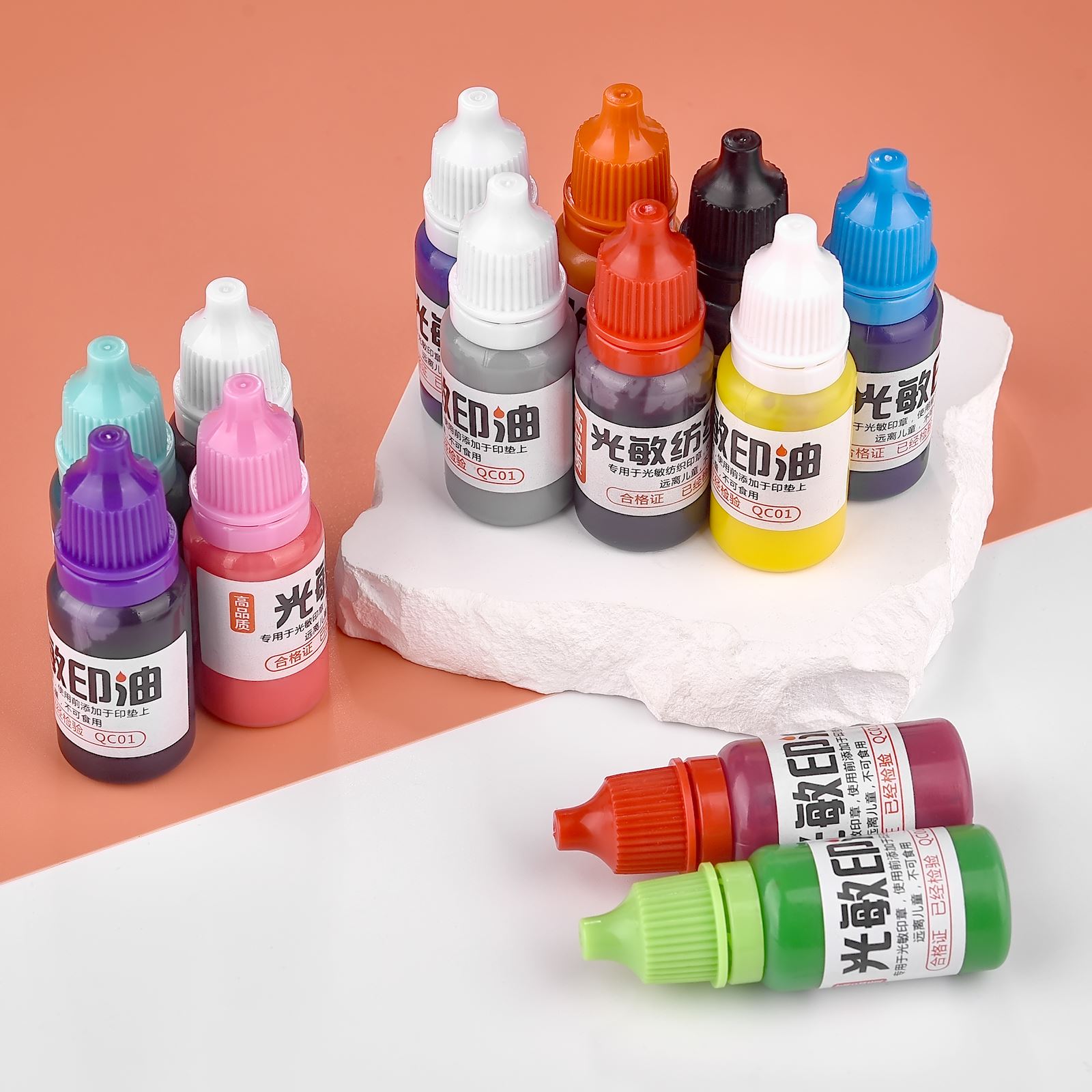 Tinta isi ulang 10ml 13 warna  - Rubber Date Stamp ulasan dan harga