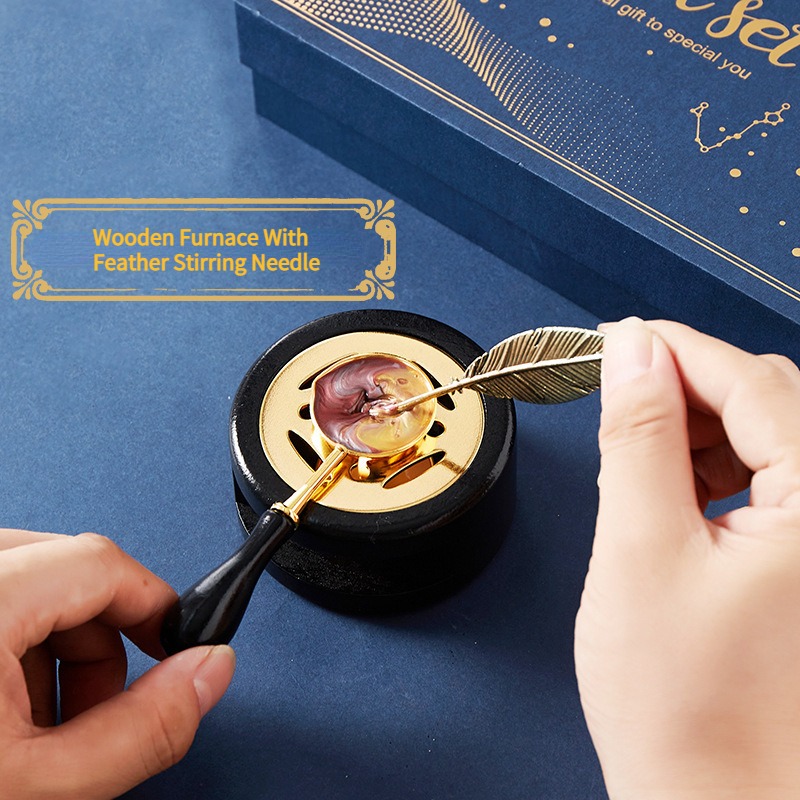 Api berbintang pernis Set cap  - Wax Seal Stamp Set ulasan dan harga