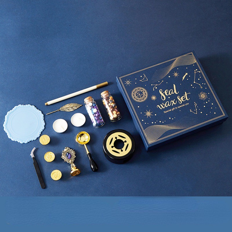 Api berbintang pernis Set cap  - Wax Seal Stamp Set ulasan dan harga