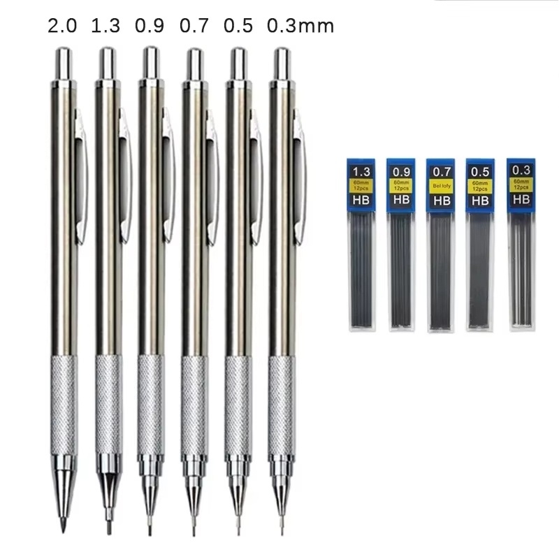 Set Pensil Mekanik Logam 0.3/0 - Mechanical Pencil 0.3 ulasan dan harga